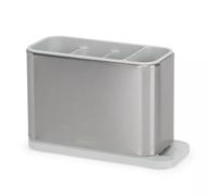 Joseph Joseph Surface Egouttoir Porte Couverts et Ustensiles pour Évier de Cuisine avec Drainage, Rangement Cuisine, Acier Inoxydable