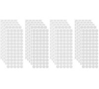 SURFOU 600 Pastilles Scratch Autocollant Double Face 20mm, Crochets et Boucles, Rondes et Fortement Adhésives, pour Tapis, Bricolage, Photos et Organisation à la Maison (300 Paires) (Lot de 2)
