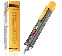 SURFOU Détecteur de Tension Sans Contact AC 12V/48V-1000V, Testeur Electrique NCV avec Buzzer Sonore et Lumineux, Test de Phase/Neutre, Détection de Rupture de Câble