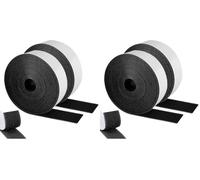 SURFOU Scratch Autocollant Double Face, 12 m x 50 mm, Ruban avec Crochets et Boucles Extra Fort, Idéal pour Tissu, Moustiquaires, Coussin de Canapé, Tapis, Bricolage et Décoration (Lot de 2)