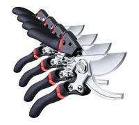 SURFOU Secateur de Jardin, Sécateur Professionnel Branches, Jardinage Cisaille Sequateur, Ciseaux Branche Secateurs Coupe Tronc Tranchant Ciseau Plante Spring Sécateurs (Lot de 4)