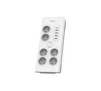 Surge protector 6 sockets AC Fr 40W, 2