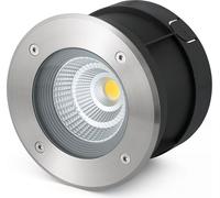 SURIA Luminaire encastré de sol acier inoxydable satiné et noir mat de FARO 70589