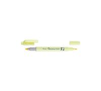 Surligneur bi-pointe Jaune Pastel