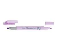 Pentel - Marcador fluorescente de doble punta en color violeta pastel, excelente para resaltar.