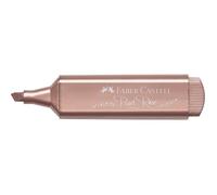 Surligneur - FABER-CASTELL - TEXTLINER 1546 Metallic - Rosé - Rechargeable - Effets métallisés