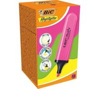 Surligneur Fluo Bic Plat Rose
