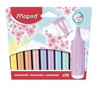 Surligneur FLUO'PEPS PASTEL, blister de 6