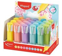 Surligneur FLUO'PEPS PASTEL, présentoir de 30