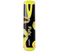 Surligneur - Jaune fluo - Pointe biseautée - Scolaire - Bureau - Maped Peps Flex Jaune