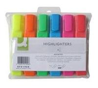 Q-CONNECT Surligneurs lot de 6 assortis
