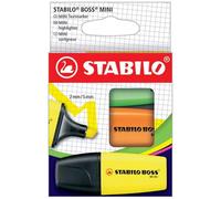 STABILO Surligneur BOSS MINI, étui en carton de 3 G