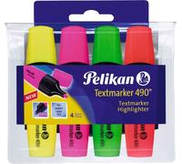 Surligneur Pelikan 490 étui de 4 rechargeables