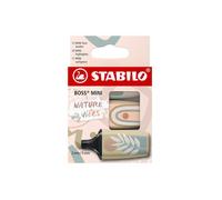 Surligneur pointe large - STABILO BOSS MINI - Naturevibes - set 3 pièces
