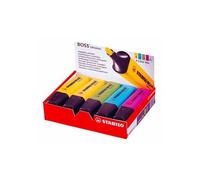 Surligneur Stabilo Boss Original Boîte De 10 Pièces En Couleurs Assorties (4 X Jaune, 2 X Bleu, 2 X Rose 1 Unité(S)