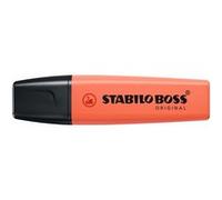 Surligneur stabilo boss original pastel encre base eau pointe biseautee largeur trace 2/5mm coloris douceur