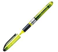 STABILO Surligneur Navigator encre liquide pointe biseautée 1 et 4 mm Jaune fluo