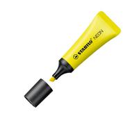 Surligneur Stabilo Néon couleur - pointe biseautée jaune