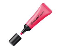 Surligneur Stabilo Néon couleur - pointe biseautée rose