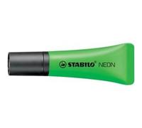 Surligneur Stabilo Néon couleur - pointe biseautée vert