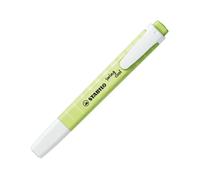 Surligneur stabilo swing cool pastel edition format stylo pointe biseautee trace 1/4mm clip coloris zeste de citron