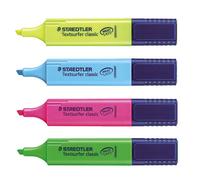 Surligneur Staedtler Textsurfer pointe biseautée 1 à 5 mm - Jaune