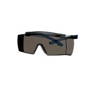 Surlunettes 3M SecureFit 3700, branches bleues, protection des sourcils intégrée, traitement antibuée Scotchgard (K&N), écran gris, angle réglable, SF3702XSGAF-BLU-EU x20 morceau