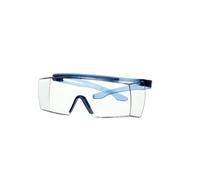 Surlunettes 3M SecureFit 3700, branches bleues, traitement antibuée Scotchgard (K&N), écran transparent, angle réglable, SF3701SGAF-BLU-EU x1 morceau