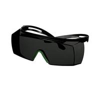 Surlunettes 3M™ SecureFit™ 3700, branches noires, antirayure, verres gris IR 3.0, F3730AS-BLK