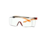 Surlunettes 3M SecureFit 3700, branches orange, traitement antibuée Scotchgard (K&N), écran transparent, angle réglable, SF3701SGAF-ORG-EU x20 morceau