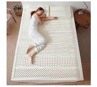 Surmatelas 100 % latex naturel, 5,1 cm d'épaisseur, doux et table avec housse en coton, ventilation en nid d'abeille, sans déformation, 90 x 190 cm / 35x75in pour Ultimate Sp t