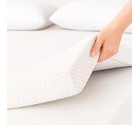 Surmatelas 135x180 cm Mémoire de Forme - Épaisseur 4 cm | Soulage Le Mal de Dos | Améliore Le Confort d’Un Matelas Dur | Viscoélastique Haute densité | Housse Lavable et Antidérapante | Oeko-TEX