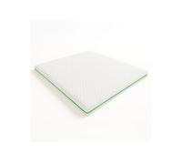 Surmatelas 135x190 en Mémoire de Forme Breeze à 9 Zones Différenciées | Hauteur 5 cm | Correcteur de Matelas Ergonomique & Déhoussable | Tissu Polar