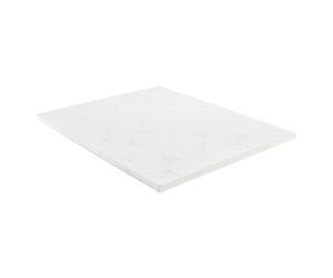 Surmatelas 140 x 190 cm luxe mémoire de forme coutil aloe vera ép.5cm - LACETO de NATUREA