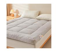 Surmatelas 140 X 190cm 180 X 200cm en Fibre De Soja Moelleux sur-Matelas AVCE 4 Bandes d'angle Élastiques 9cm D’Épaisseur Matelas 2 Personnes(FULL-120x200cm)