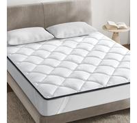 Surmatelas 140x190 cm INRE, Moelleux, Respirant, Nuit réparatrice