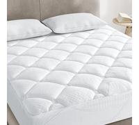 Surmatelas 140x190 cm INRE, ultra confortable, doux et lavable