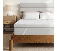 Surmatelas 140x190 Mousse mémoire Forme Gel 7.5cm Respirant 2 Personnes | Sur Matelas en mousse haute densité, housse lavable, sangles, adapté lit ressort, camping, canapé-lit, hypoallergénique