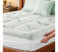 Surmatelas 150x200cm Protège Matelas en Viscose de Bambou 1000g/m² Doux | Sur Matelas 2 Personnes, Ultra-Doux, Grand Bonnet jusqu’à 40 cm, Hypoallergénique, Respirant et Lavable en Machine