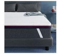 Surmatelas 160x200 cm INRE, Épaisseur 10 cm, Mousse à Mémoire de Forme, Haute Densité, Confort et Respirant, Hypoallergénique, Housse Lavable