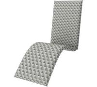Surmatelas 170 x 48 x 6 cm 50 % coton, 50 % polyester gris
