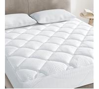 Surmatelas 180x200 cm - INRE, Confort Optimal - Moelleux, Anti-acarien, Respirant - pour Matelas 1 Places - Lavable ,