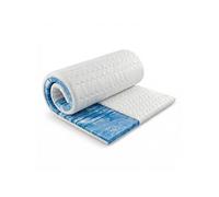 Surmatelas 180x200 gel 7 zones fabriqué en Allemagne - 8 cm - confort moelleux - housse TENCEL Lyocell lavable