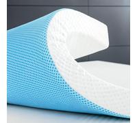 Surmatelas 190x200 cm Mémoire de Forme - Épaisseur 4 cm | Soulage Le Mal de Dos | Améliore Le Confort d’Un Matelas Dur | Viscoélastique Haute densité | Housse Lavable et Antidérapante | Oeko-TEX