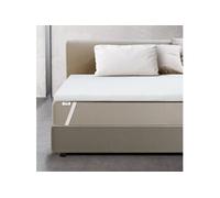 Surmatelas 80 x 240 en mousse à mémoire de forme | Hauteur 6 cm | Housse respirante et amovible | Antibactérien et antifongique