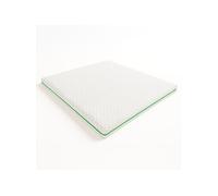 Surmatelas 90x190 en Mémoire de Forme Breeze à 9 Zones Différenciées | Hauteur 5 cm | Correcteur de Matelas Ergonomique & Déhoussable | Tissu Polar