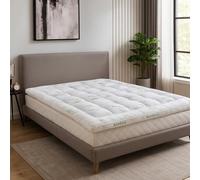 Surmatelas Bamboo | Tissu en Polyester Bambou | 7 cm de Confort | Microfibre, hypoallergénique (200x200 cm)