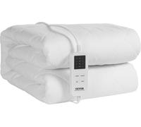 Surmatelas chauffant 195 x 165 cm Queen Electric Warmer avec minuterie et arrêt automatique