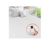 Surmatelas Chauffant 195x165 cm, 4 niveaux chauffage, minuterie 12h, arrêt auto 8h