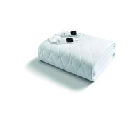 Imetec Adapto 16729 Chauffe-lit double blanc 165x195cm 6 niveaux de chaleur 2 zones